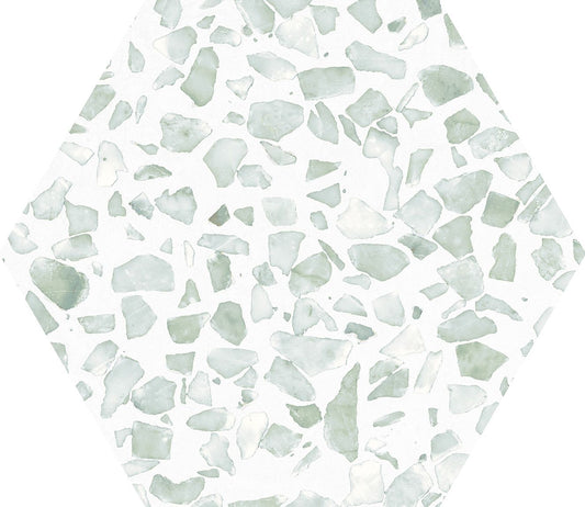 Riazza Hex Green 267x232 GPor R10 (0.75) - €65.95m²