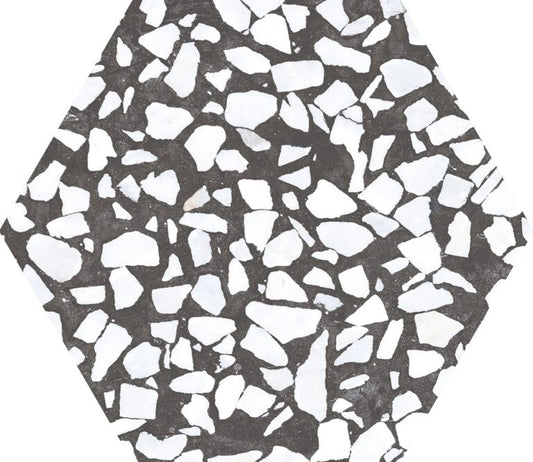 Riazza Hex Nero 267x232 GPor R10 (0.75) - €65.95m²