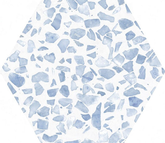 Riazza Hex Blue 267x232 GPor R10 (0.75) - €65.95m²