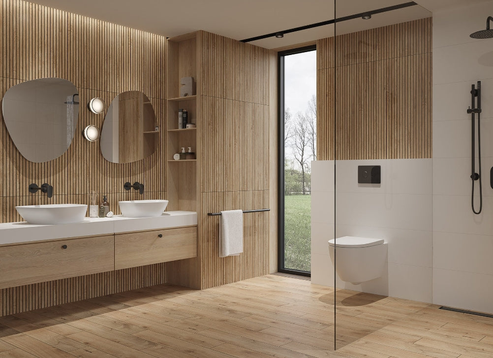 Bandwood Beige 40x120cm (0.95 sqm/box) - €44.15m²