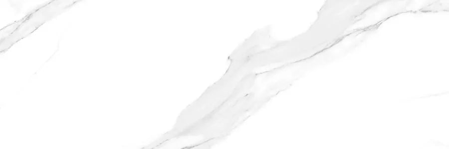White marble texture with soft gray veining across a clean white surface.