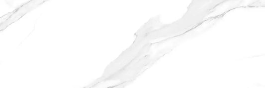 White marble texture with soft gray veining across a clean white surface.