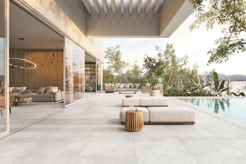 Bodo White GPor Rect 600x600 R10 (1.42) - €33.60m²