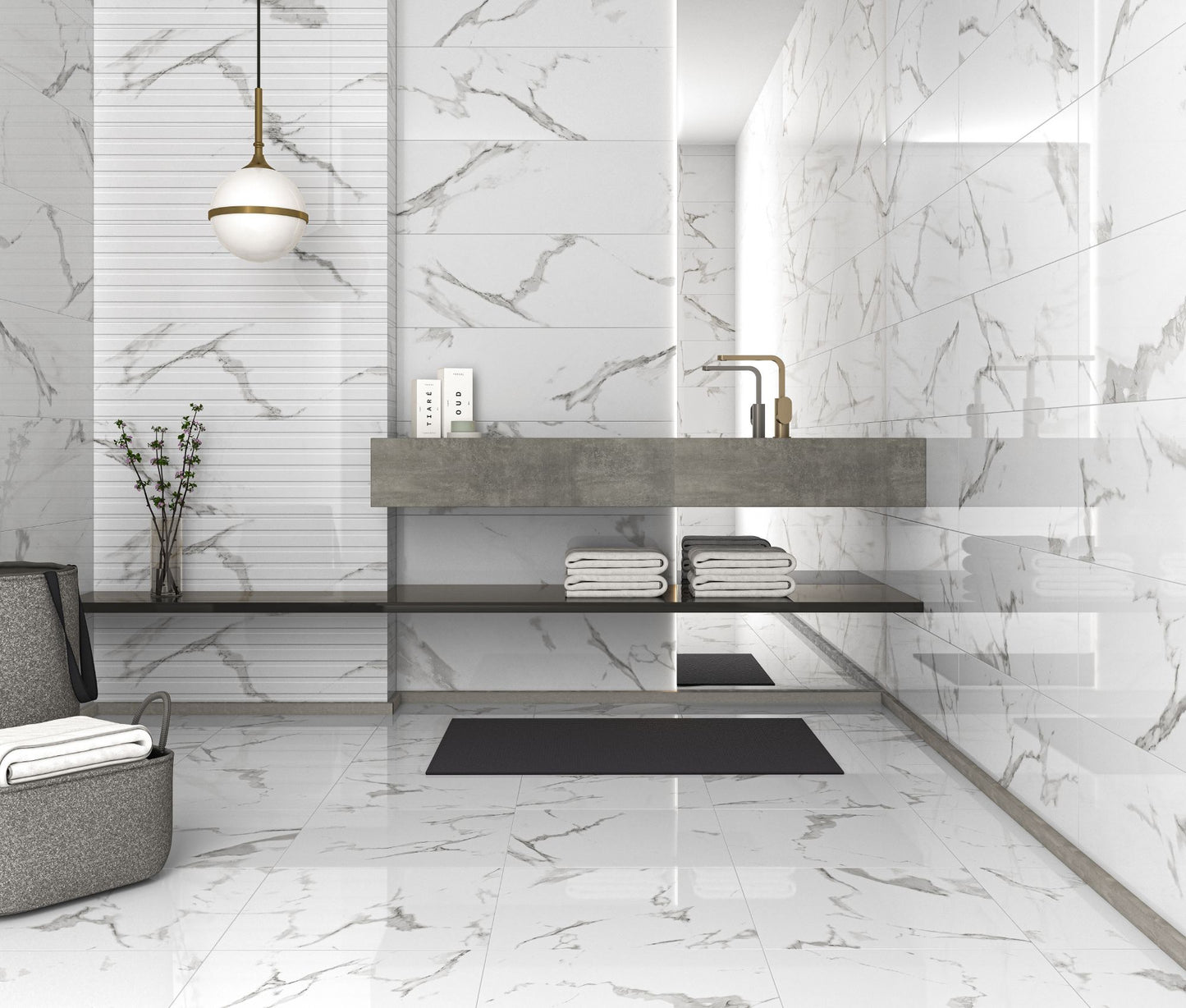 Casablanca White Matt M Line Decor RLV 900x300 RB (1.62) - €35.95m²