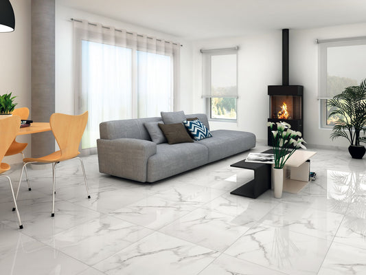 Casablanca White Glossy 608×608 (1.48) - €39.95m²