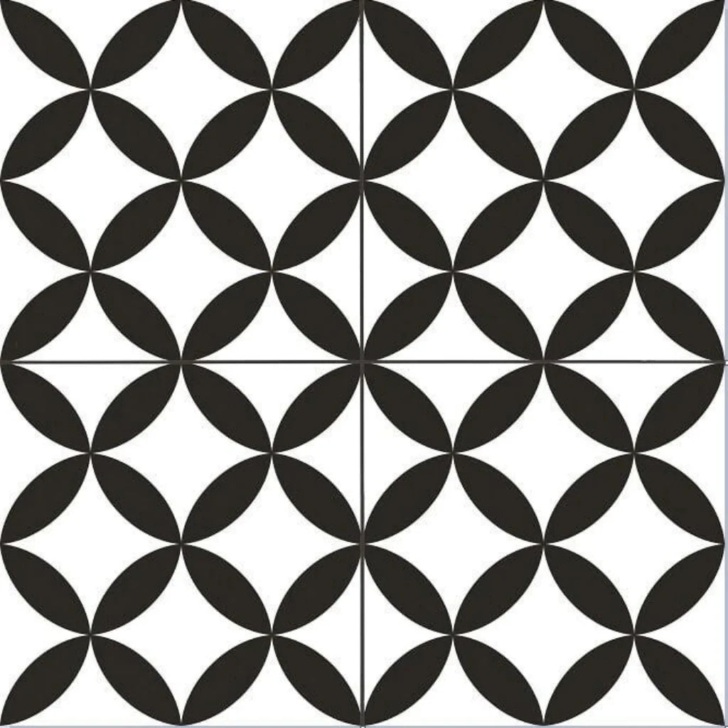 Circle Black 45x45 (1.22) - €39.95m²