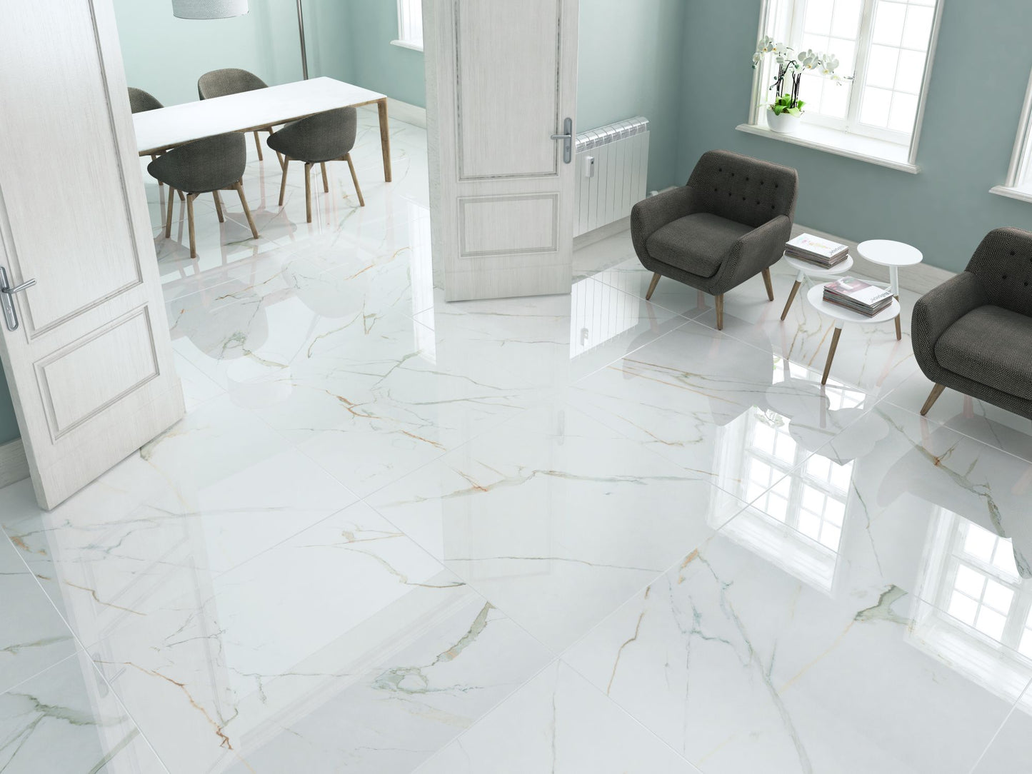 Golden Blanco 1200x1200 Polished Rect (1.44) - €89.95m²