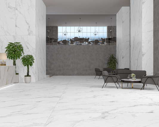 Marshall White 1200x1200 Polished Rect (1.44) - €81.55m²