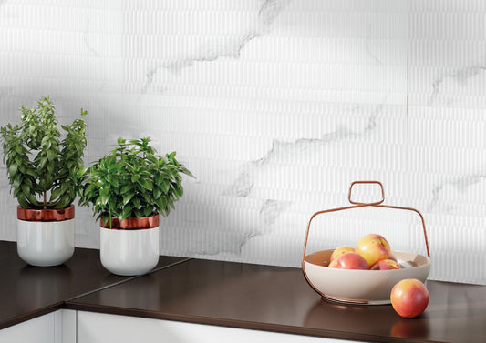 Pune Statuario Matt Mosaic Decor Wall 1000x330 (1.34) - €39.95m²