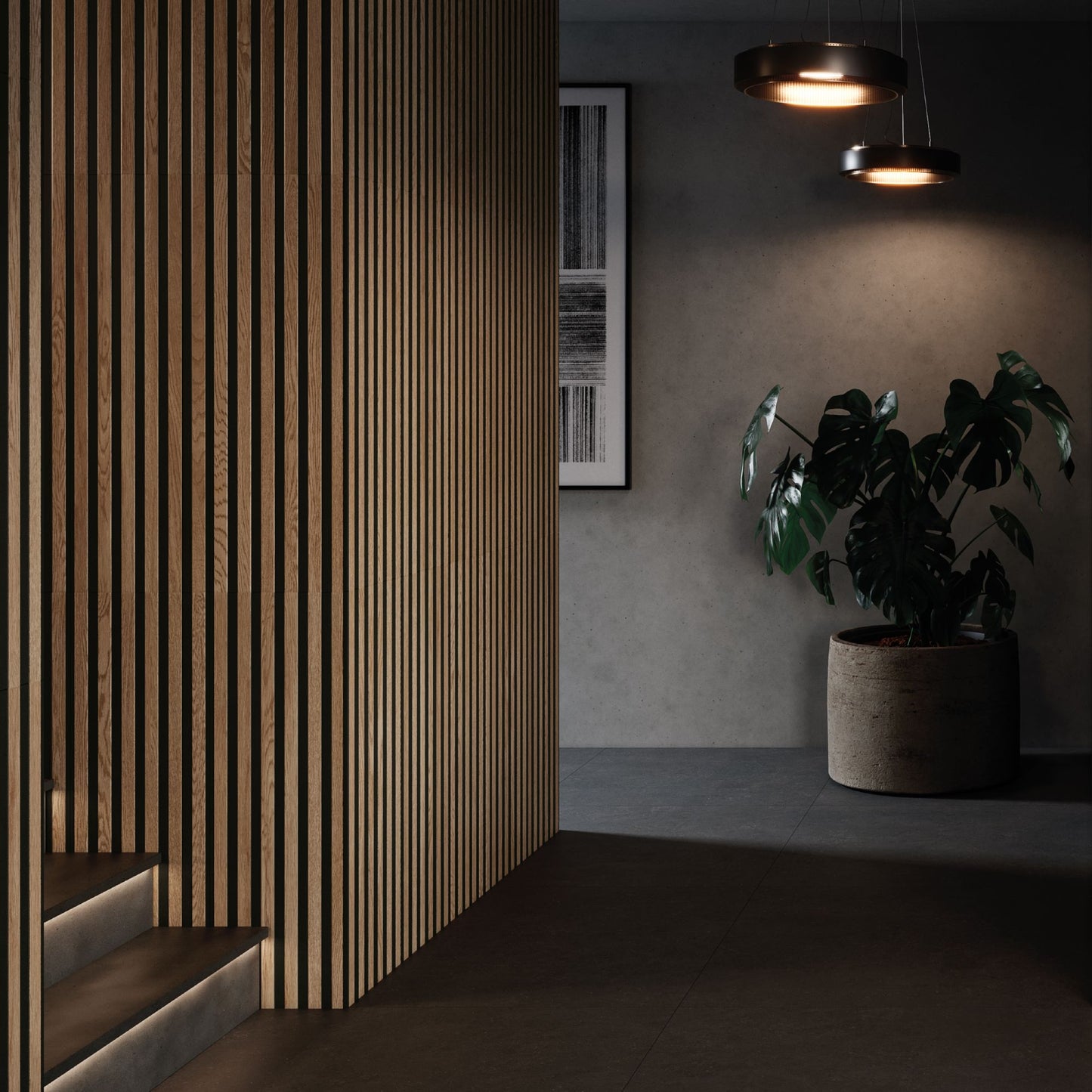 Jarel Oak Walnut 900x300 Rect WB Wall (1.35) - €55.95m²