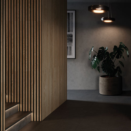 Jarel Oak Walnut 900x300 Rect WB Wall (1.35) - €55.95m²