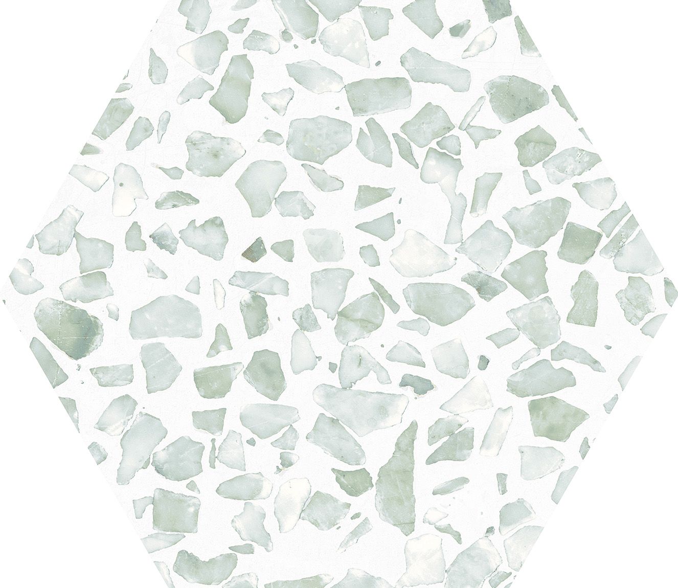 Riazza Hex Green 267x232 GPor R10 (0.75) - €65.95m²
