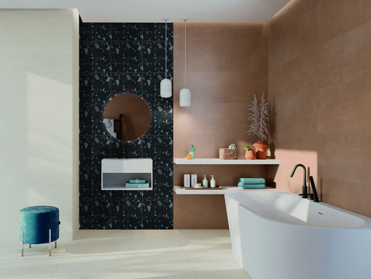 Gravity Stone Antracite 200x200 Nat GPor R10 (1.00) - €59.95m²