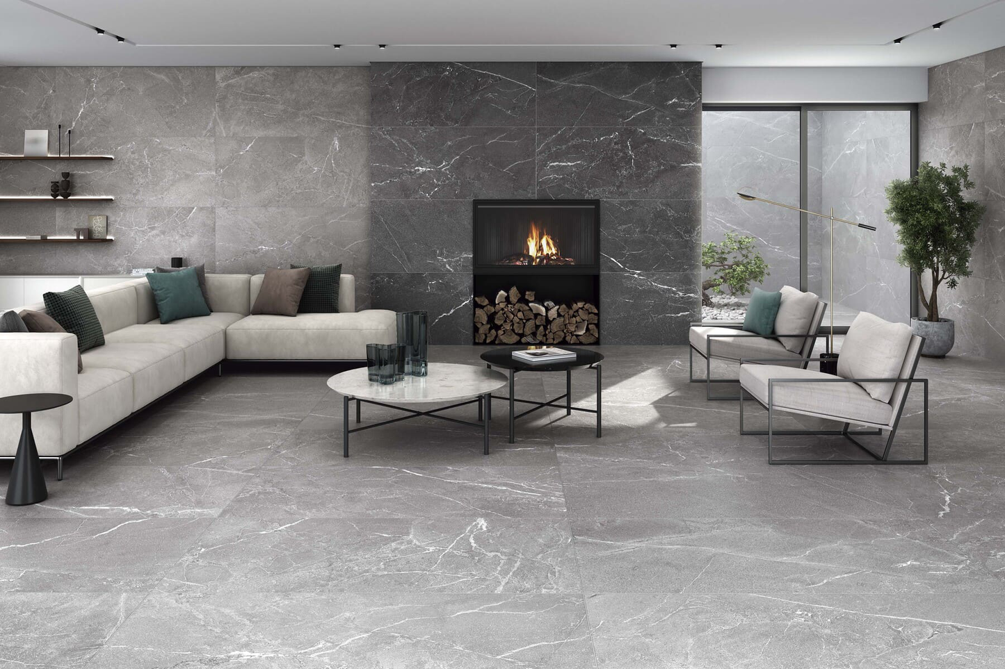 Malek Grey Matt GPor Rect 750x750 R10 (1.10) - €45.95m²