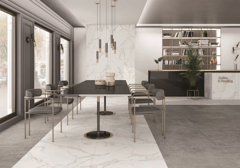 Devon Grey Rect Lapp 600x600 R9 (1.44) - €65.95m²