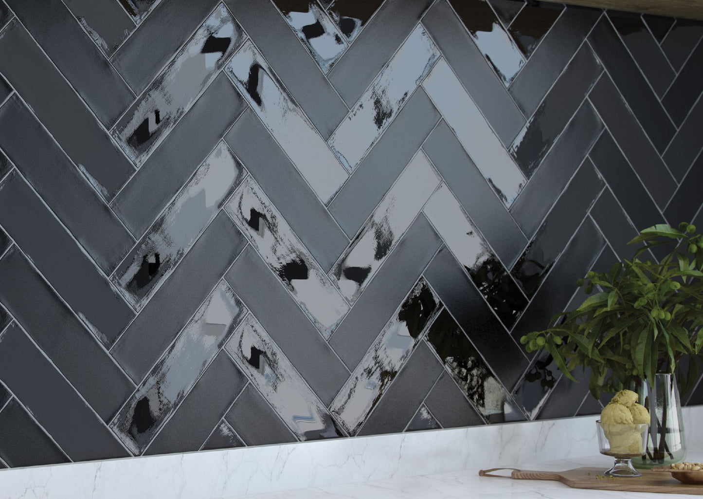 Colonial Black Matt Wall 300x75 (0.5) - €55.94m²