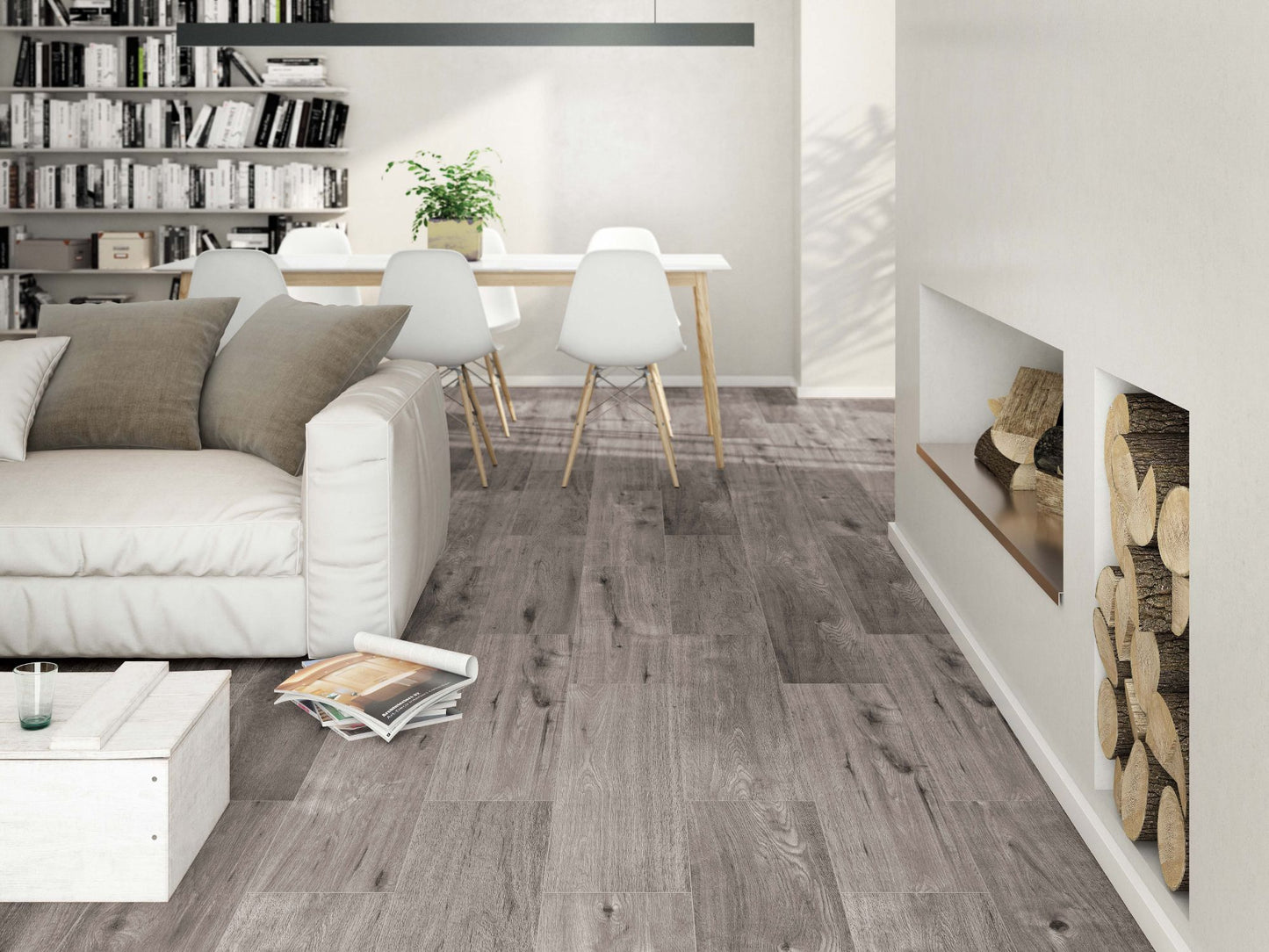 Woodland Gris Floor Rect 1000x250 R9 (1.50) - €39.95m²