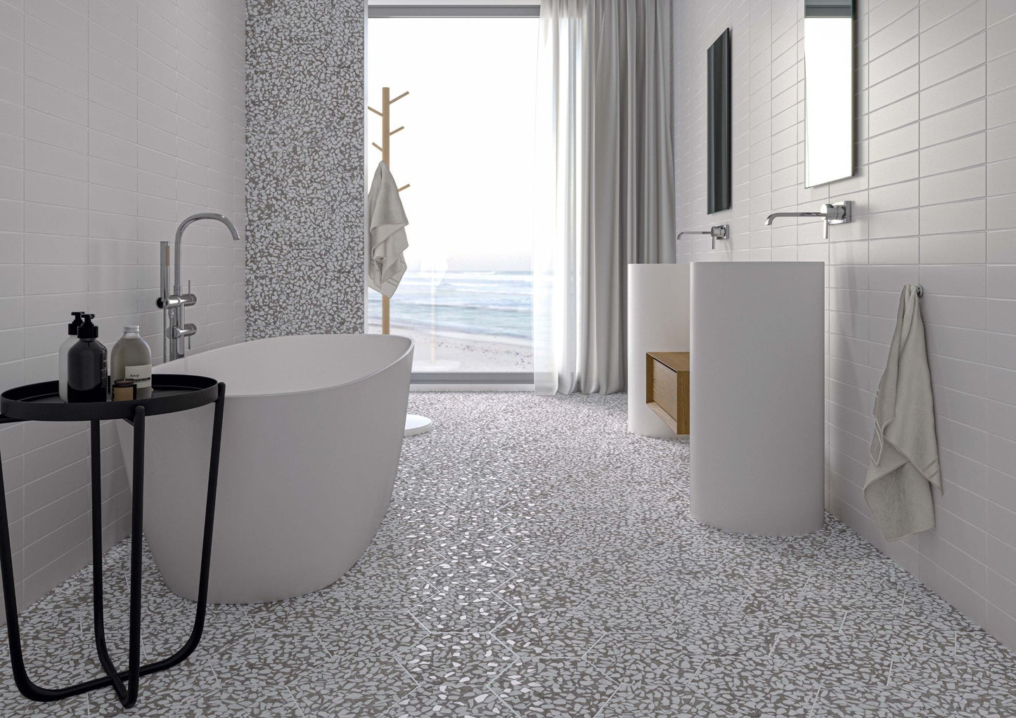 Riazza Hex Grigio 267x232 GPor R10 (0.75) - €65.95m²